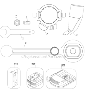 Part Location Diagram of 90526995 Black and Decker Collet,1/8